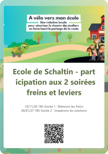 QRCode pour Ecole de Schaltin participation aux 2 soirées freins et leviers (1)